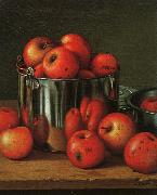 Levi Wells Prentice Apples in a Tin Pail oil painting on canvas